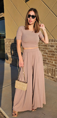 The Melanie Wide Leg Set